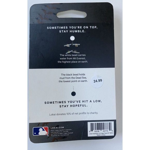 BRAND NEW Lokai Arizona Diamondback Bracelet MLB Collection Size Medium 6.5" - Picture 2 of 2